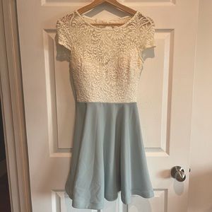 B Darlin mini lace dress